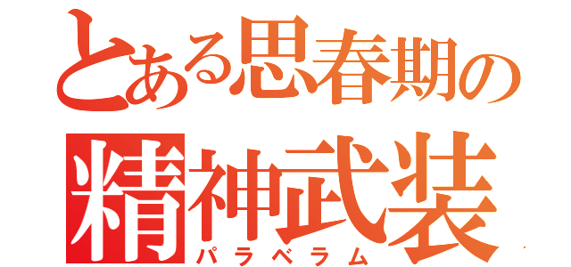 とある思春期の精神武装（パラベラム）