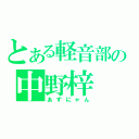 とある軽音部の中野梓（あずにゃん）