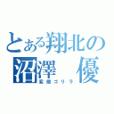 とある翔北の沼澤　優（変態ゴリラ）