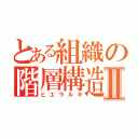 とある組織の階層構造Ⅱ（ヒエラルキ）