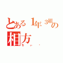 とある１年３組の相方（ちぃ♡）