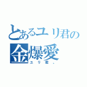 とあるユリ君の金爆愛（ユリ君。）