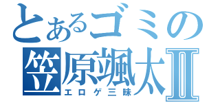 とあるゴミの笠原颯太Ⅱ（エロゲ三昧）