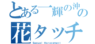 とある一輝の沖フェスの花タッチ（Ｓｅｘｕａｌ Ｈａｒａｓｓｍｅｎｔ）