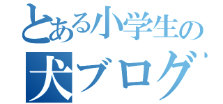 とある小学生の犬ブログ（）