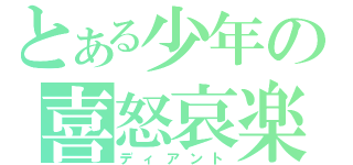 とある少年の喜怒哀楽（ディアント）