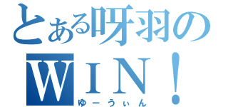 とある呀羽のＷＩＮ！（ゆ－うぃん）