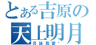 とある吉原の天上明月（月詠我愛你）