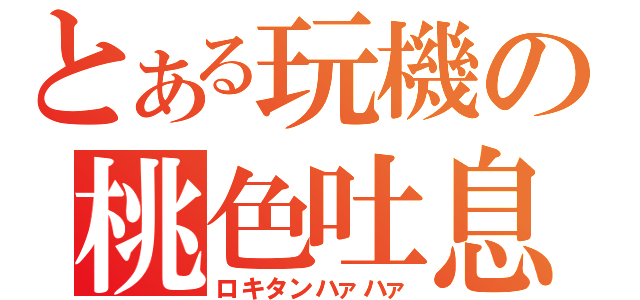 とある玩機の桃色吐息（ロキタンハァハァ）