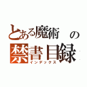 とある魔術　の禁書目録（インデックス）