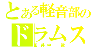 とある軽音部のドラムス（田井中　律）