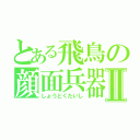 とある飛鳥の顔面兵器Ⅱ（しょうとくたいし）