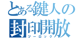 とある鍵人の封印開放（ツーロック）