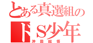 とある真選組のドＳ少年（沖田総悟）