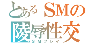 とあるＳＭの陵辱性交（ＳＭプレイ）