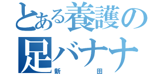 とある養護の足バナナ（新田）