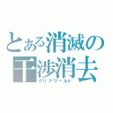 とある消滅の干渉消去（クリアワールド）