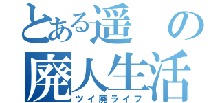 とある遥の廃人生活（ツイ廃ライフ）