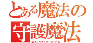 とある魔法の守護魔法（エクスペクトパトローナム）