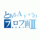 とあるＡｙａｎｏのプロフ画像Ⅱ（自己紹介）