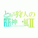 とある狩人の雷神・風神Ⅱ（ネコダイスキ）