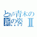 とある青木の新の姿Ⅱ（夜露死苦）