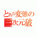 とある変態の三次元破壊計画（）