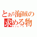 とある海賊の求める物（ワンピース）