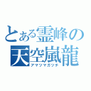 とある霊峰の天空嵐龍（アマツマガツチ）