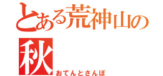 とある荒神山の秋（おてんとさんぽ）