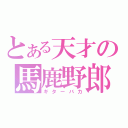 とある天才の馬鹿野郎（ギターバカ）