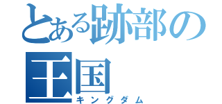 とある跡部の王国（キングダム）