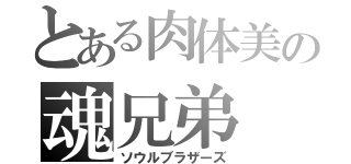 とある肉体美の魂兄弟（ソウルブラザーズ）