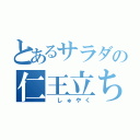 とあるサラダの仁王立ち（ しゅやく）