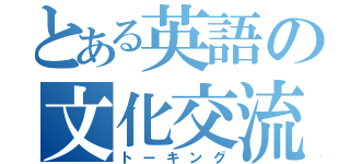 とある英語の文化交流（トーキング）