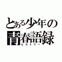 とある少年の青春語録（ヒストリー）