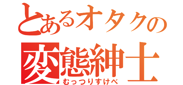 とあるオタクの変態紳士（むっつりすけべ）