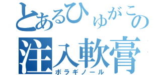 とあるひゅがこの注入軟膏（ボラギノール）