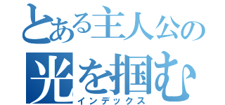 とある主人公の光を掴む（インデックス）