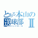 とある本山の送球部Ⅱ（ハンドボール）