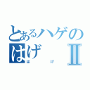 とあるハゲのはげⅡ（はげ）