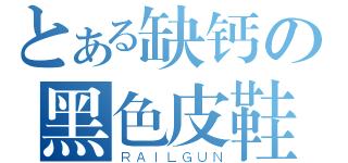 とある缺钙の黑色皮鞋（ＲＡＩＬＧＵＮ）