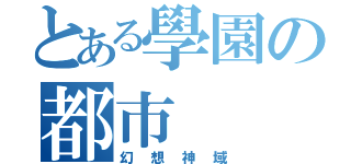 とある學園の都市（幻想神域）