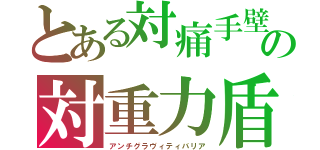 とある対痛手壁　の対重力盾（アンチグラヴィティバリア）