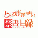 とある藤澤知枝美の禁書目録（インデックス）