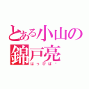 とある小山の錦戸亮（はっぴば〜）