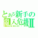 とある新手の亂入危機Ⅱ（自爆注意！！）