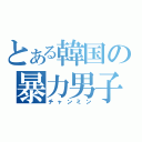 とある韓国の暴力男子（チャンミン）