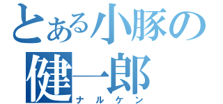 とある小豚の健一郎（ナルケン）