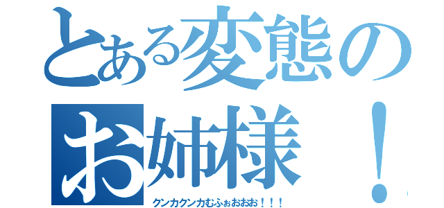 とある変態のお姉様！（クンカクンカむふぉおおお！！！）